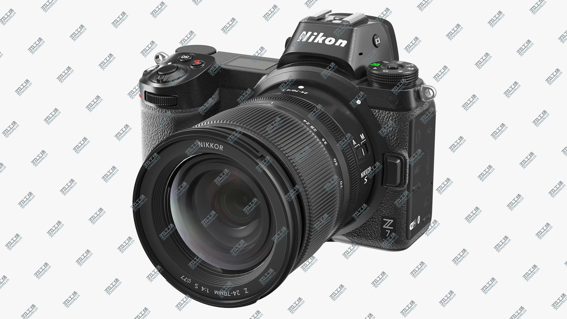 images/goods_img/202104092/3D Nikon Z7 with Nikon Z 24 70mm f4 S Lens/1.jpg